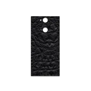 MAHOOT Black-Crocodile-Leather Cover Sticker for Sony Xperia XA2