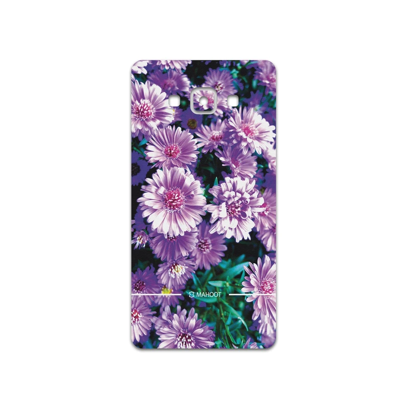 برچسب پوششی ماهوت مدل Purple-Flower مناسب برای گوشی موبایل سامسونگ Galaxy A7 2015