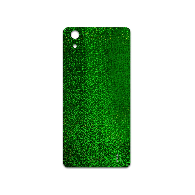 برچسب پوششی ماهوت مدل Green-Holographic مناسب برای گوشی موبایل جی ال ایکس Maad