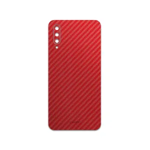 MAHOOT Red-Fiber Cover Sticker for Samsung Galaxy A50