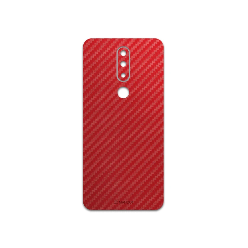 برچسب پوششی ماهوت مدل Red-Fiber مناسب برای گوشی موبایل نوکیا 5.1 Plus