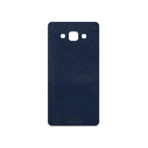MAHOOT Deep-Blue-Leather Cover Sticker for Samsung Galaxy A7 2015