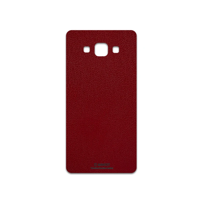 برچسب پوششی ماهوت مدل Red-Leather مناسب برای گوشی موبایل سامسونگ Galaxy A7 2015