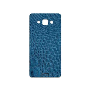 MAHOOT Blue-Crocodile-Leather Cover Sticker for Samsung Galaxy A7 2015
