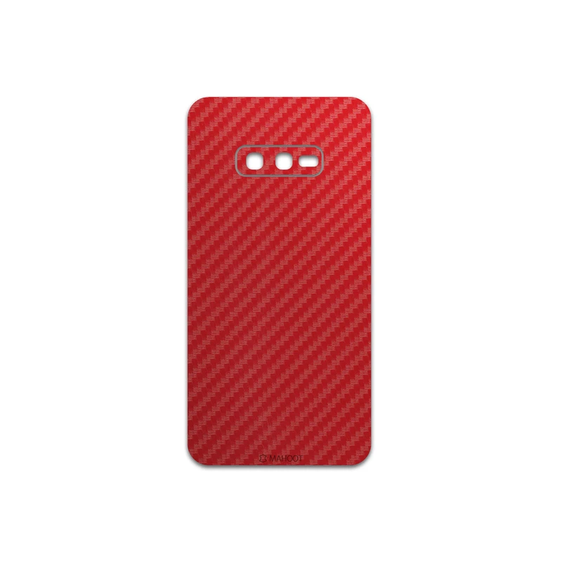 برچسب پوششی ماهوت مدل Red-Fiber مناسب برای گوشی موبایل سامسونگ Galaxy S10e