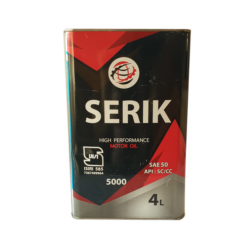 روغن موتور خودرو سریک مدل 5000  SAE 50 حجم 4 لیتر