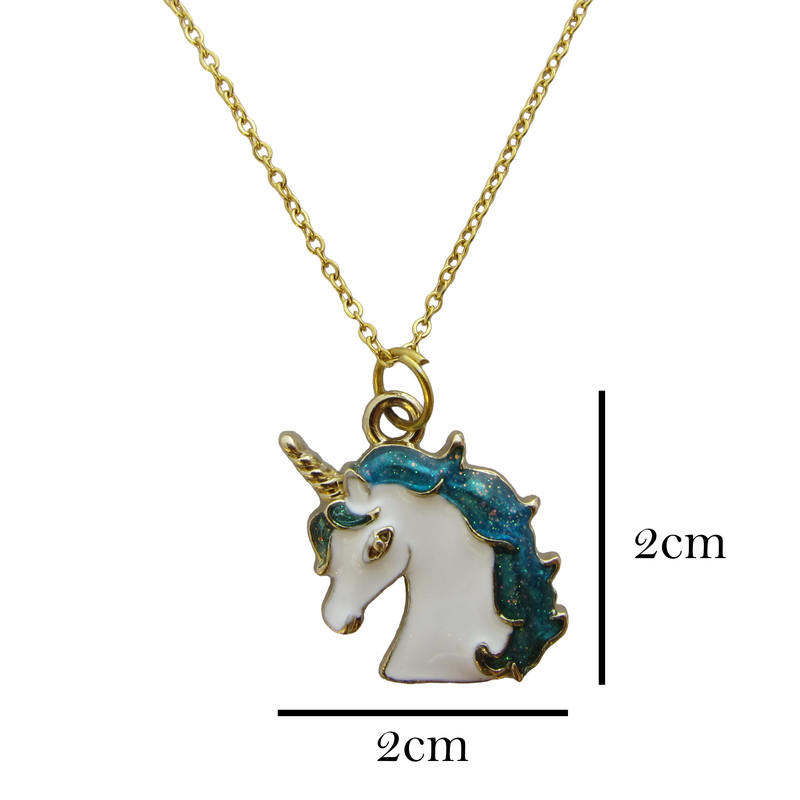 گردنبند دخترانه طرح پونی کد 013