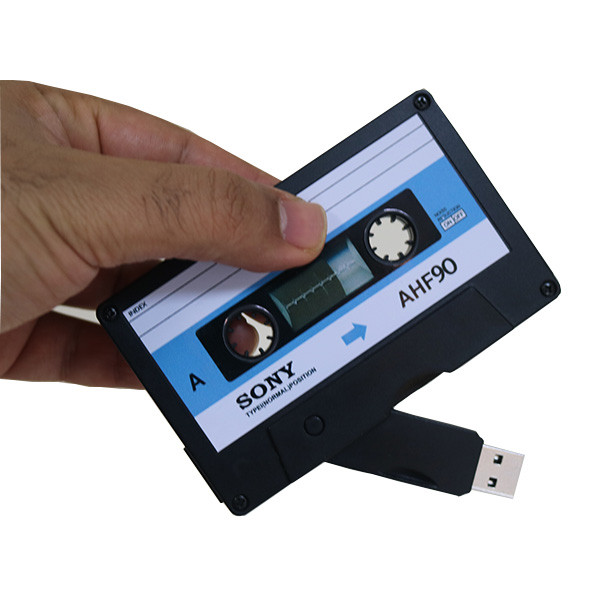 فلش مموری طرح نوارکاست مدل Ul-Pv-casstyp01 ظرفیت8گیگابایت