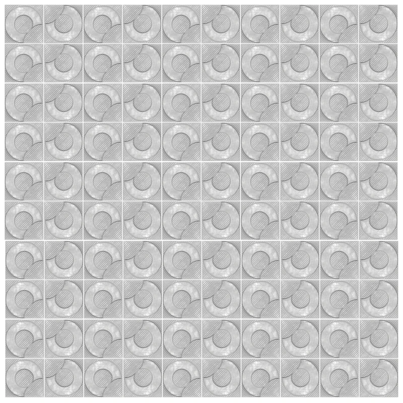 دیوارپوش تندیس و پیکره شهریار مدل آمای کد W1010-14 بسته 100 عددی
