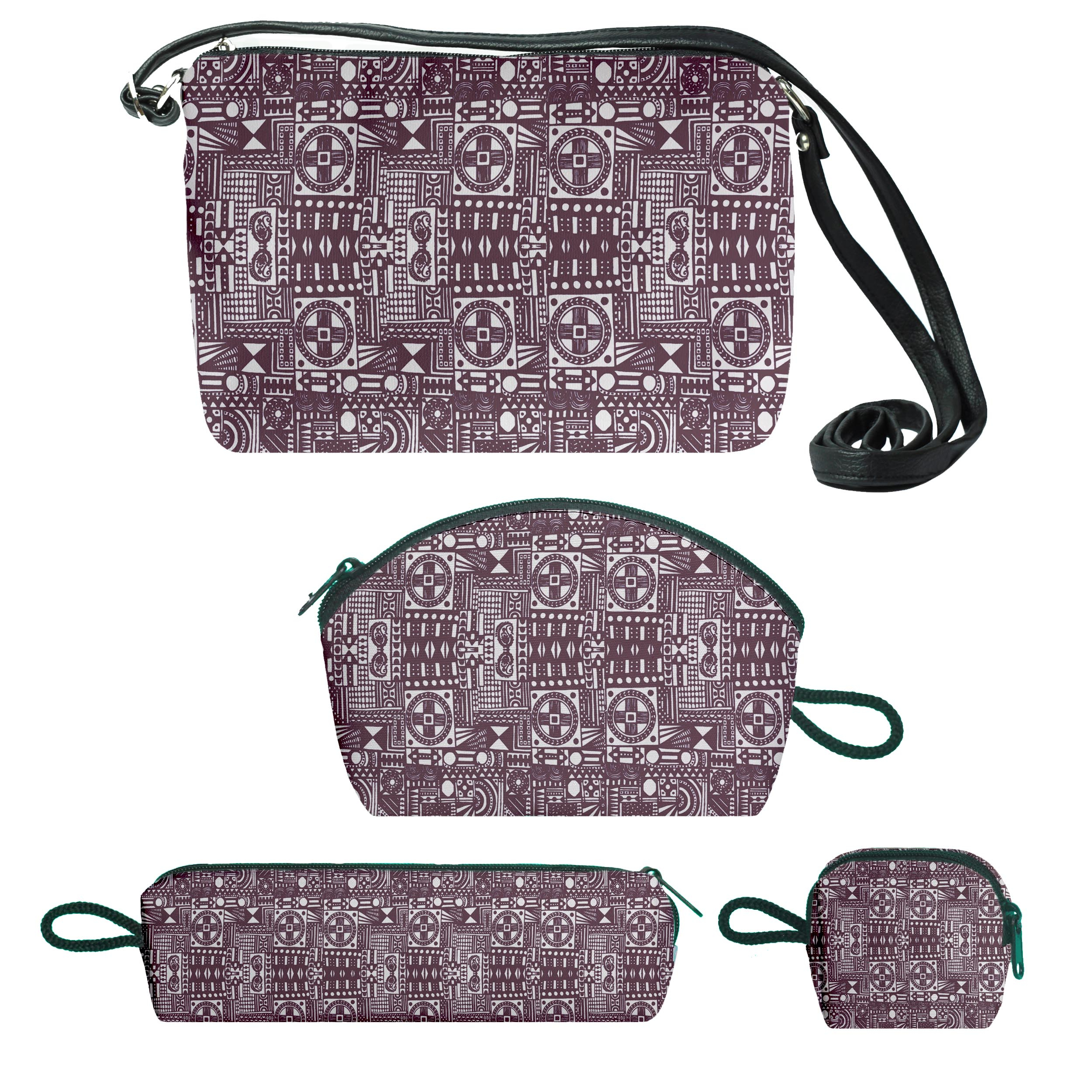 کیف دخترانه کد 1a4 مجموعه 4 عددی