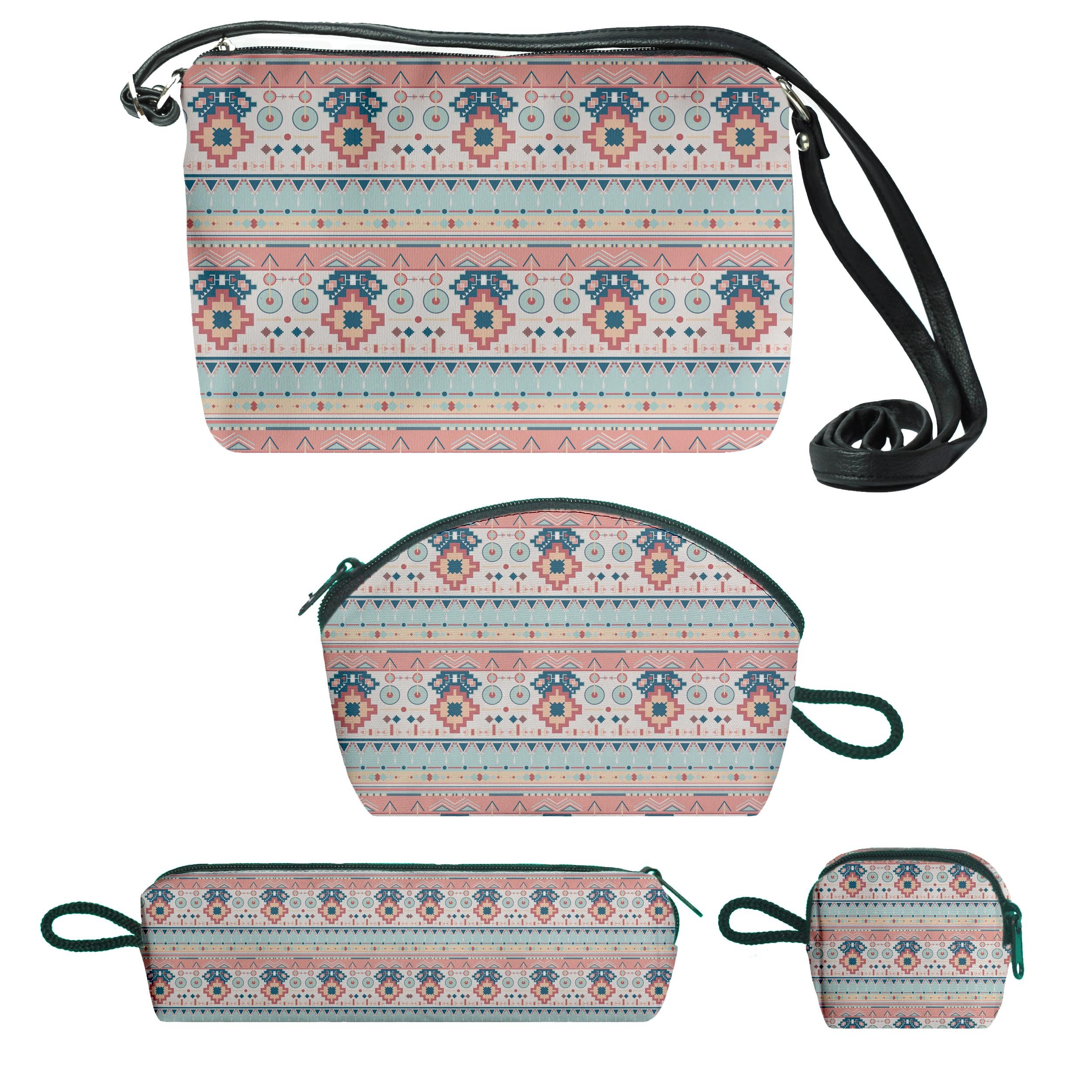کیف دخترانه کد 2a4 مجموعه 4 عددی