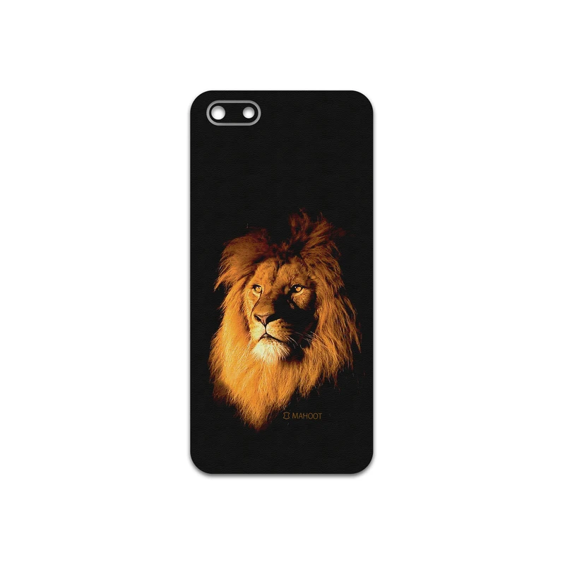 برچسب پوششی ماهوت مدل Lion مناسب برای گوشی موبایل هوآوی Y5 Prime 2018
