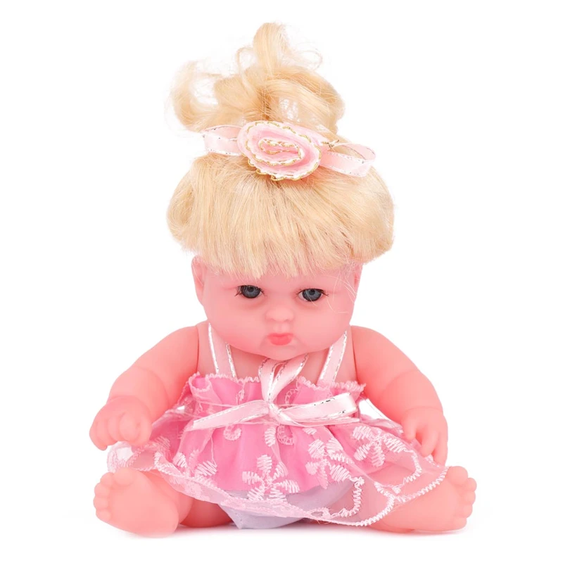 عروسک ای ام تی مدل دختر تپلو ارتفاع 17 سانتی متر