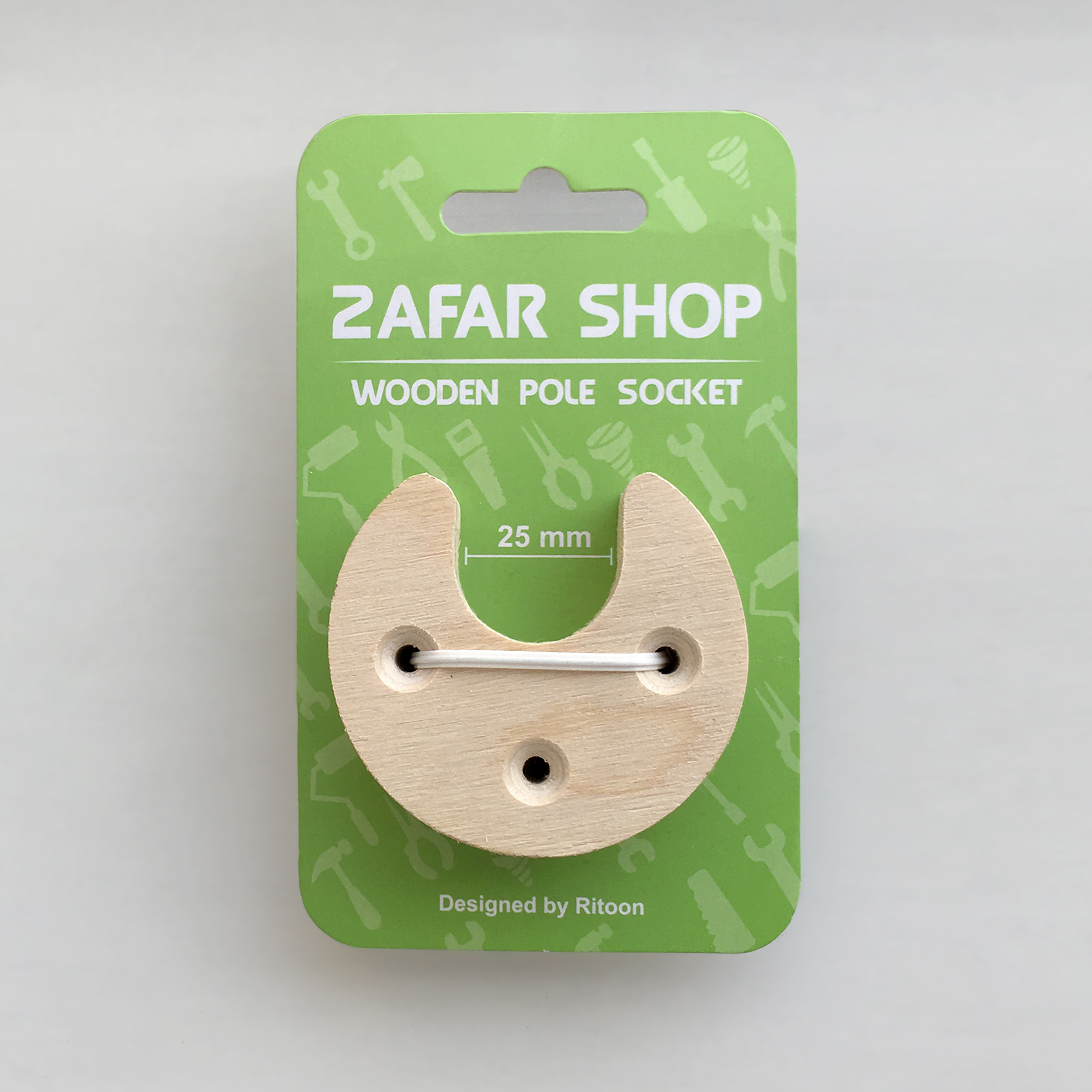 پایه میله رگال مدل JAC2 بسته ۲ عددی