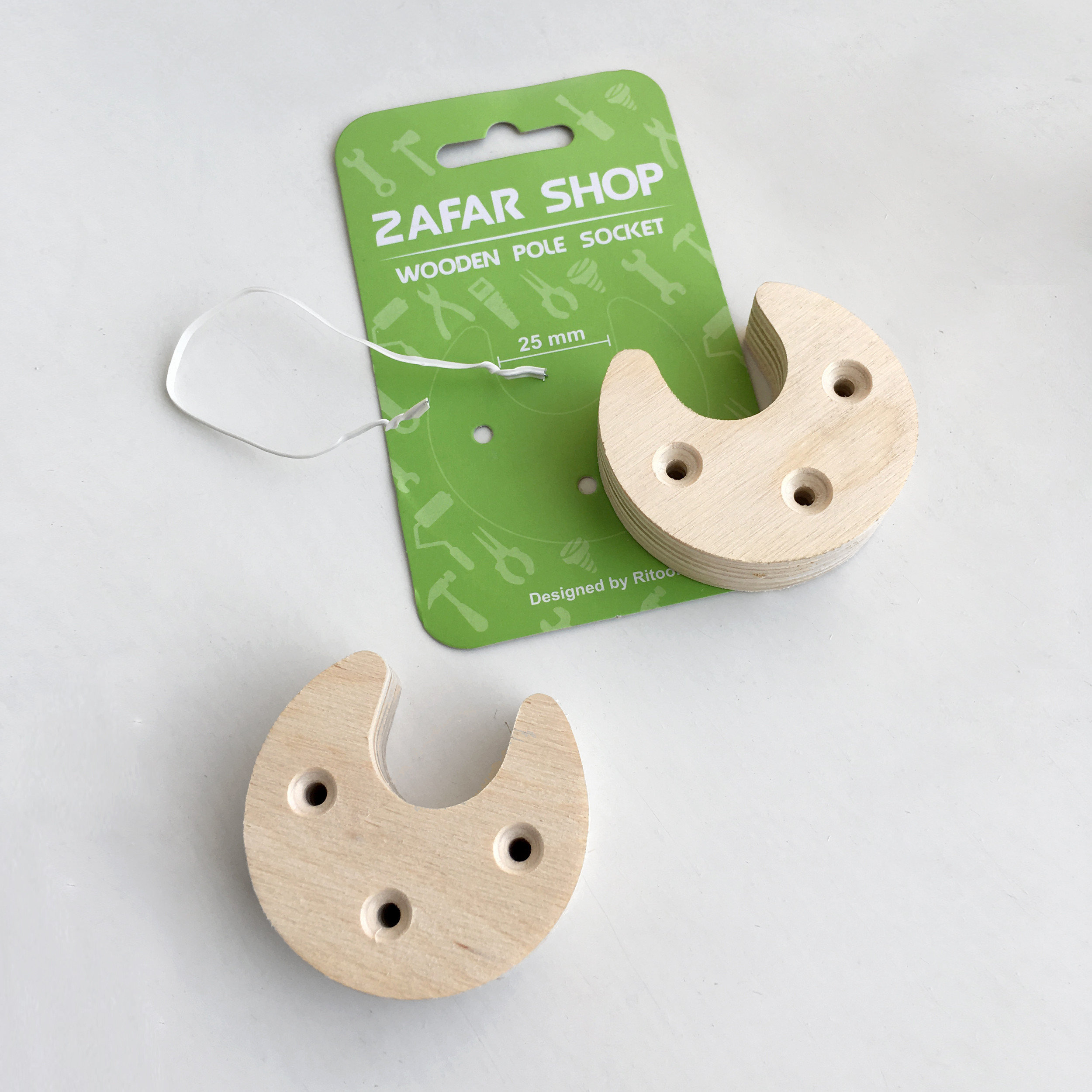 پایه میله رگال مدل JAC2 بسته ۲ عددی