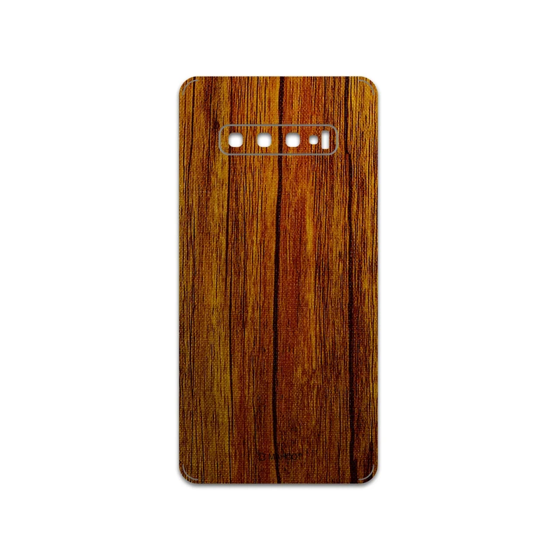 برچسب پوششی ماهوت مدل Orange-Wood مناسب برای گوشی موبایل سامسونگ Galaxy S10 Plus