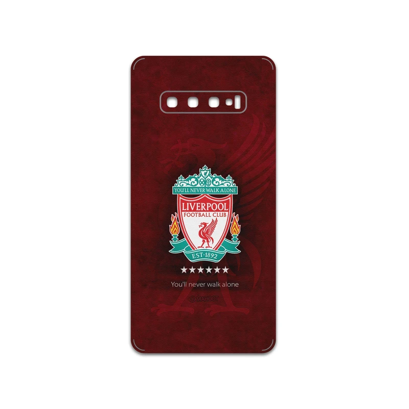 برچسب پوششی ماهوت مدل Liverpool-FC مناسب برای گوشی موبایل سامسونگ Galaxy S10 Plus