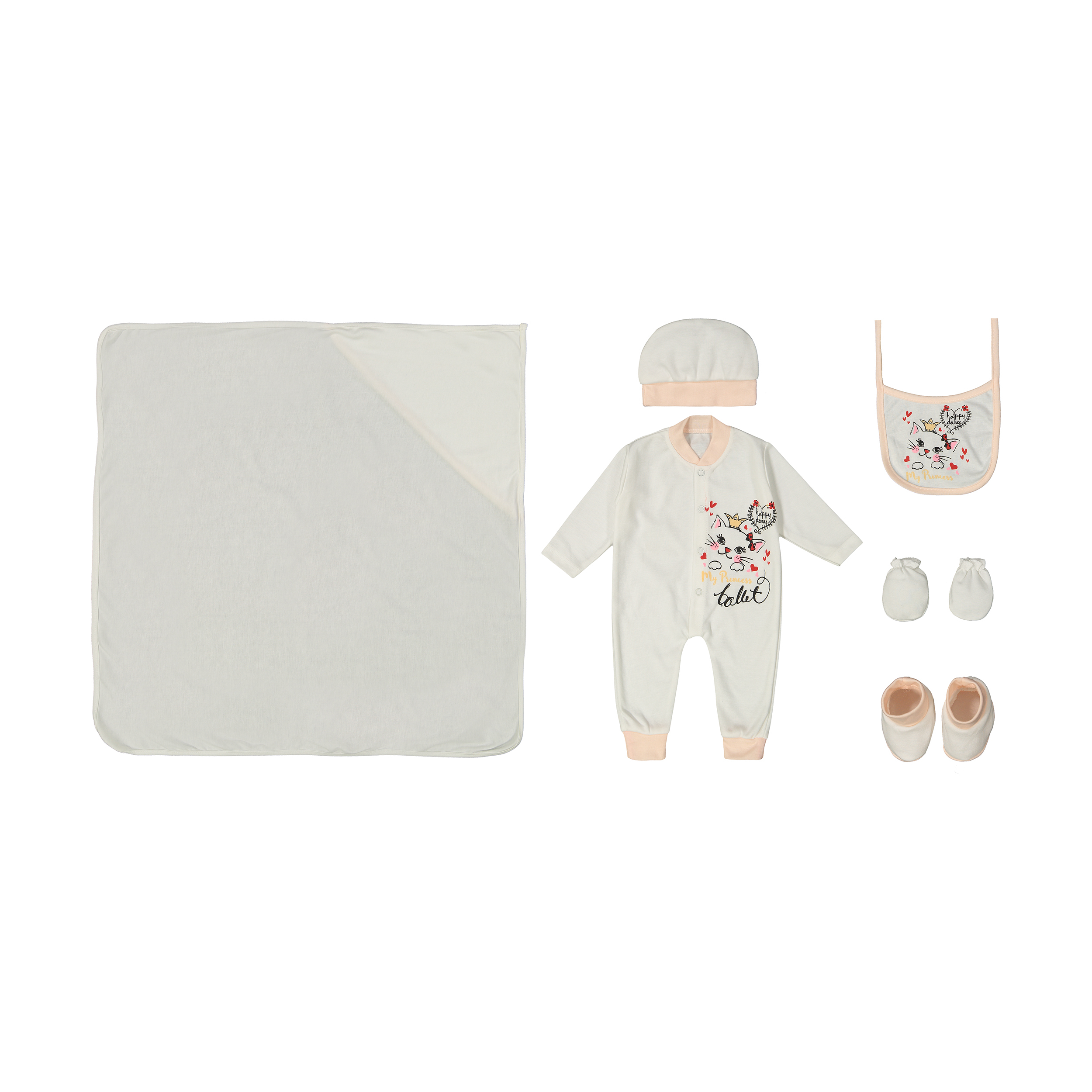 ست 8 تکه لباس نوزادی مادرکر کد 4040 - aaakk