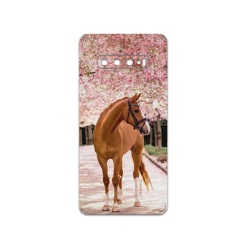 برچسب پوششی ماهوت مدل Horse-1 مناسب برای گوشی موبایل سامسونگ Galaxy S10 Plus