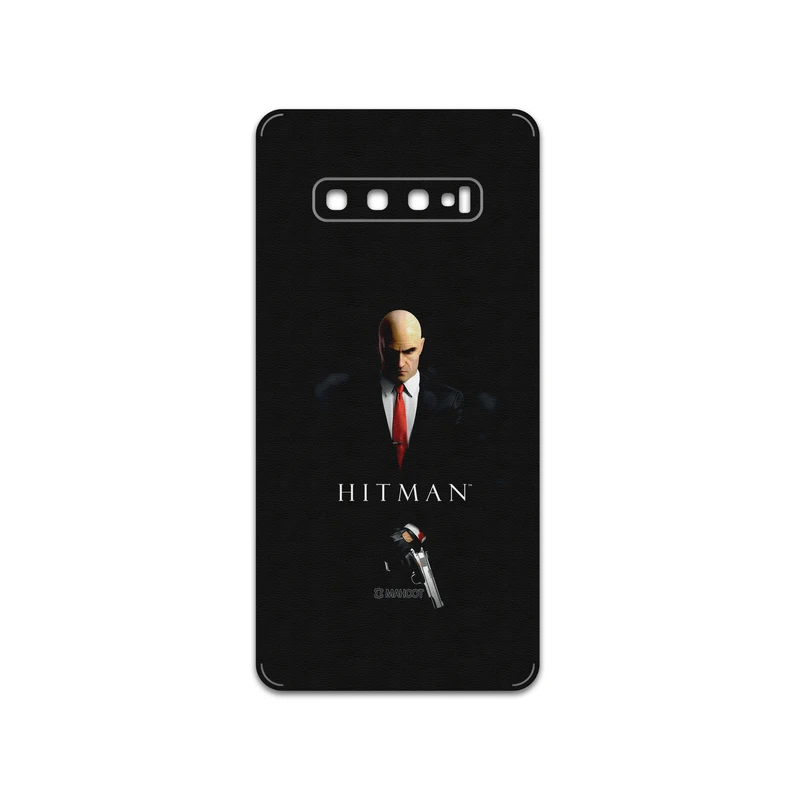 برچسب پوششی ماهوت مدل HITMAN-Game مناسب برای گوشی موبایل سامسونگ Galaxy S10 Plus