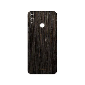 MAHOOT Dark-Gold-Stripes-Wood Cover Sticker for Honor 8c