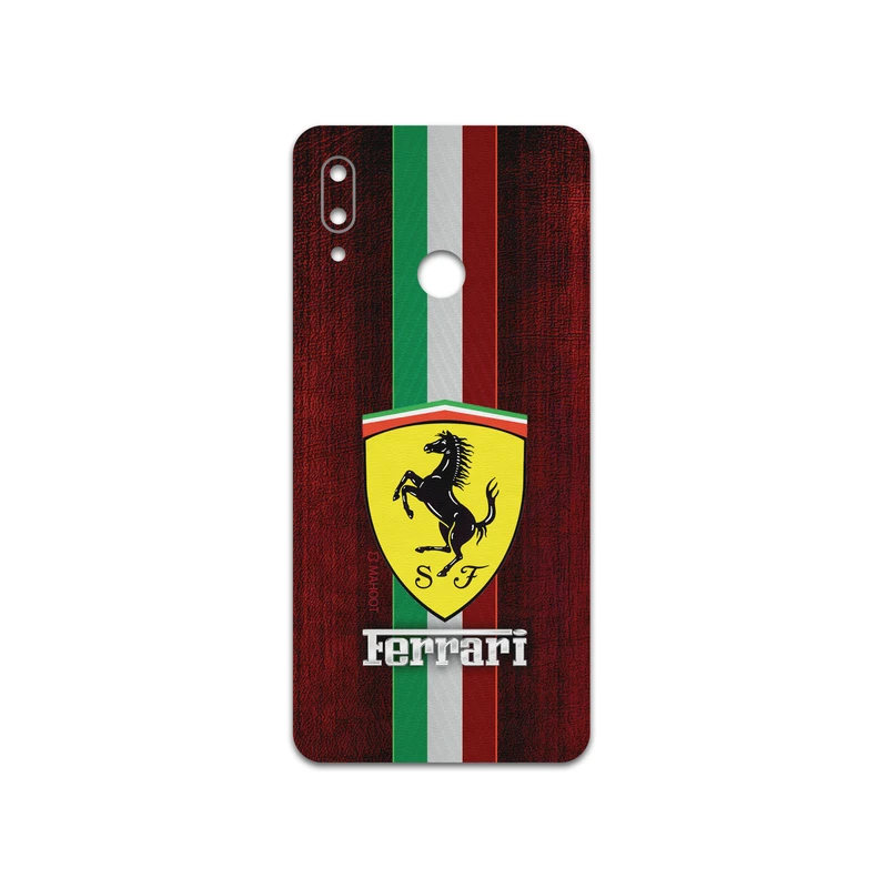 برچسب پوششی ماهوت مدل Ferrari مناسب برای گوشی موبایل هوآوی P Smart 2019