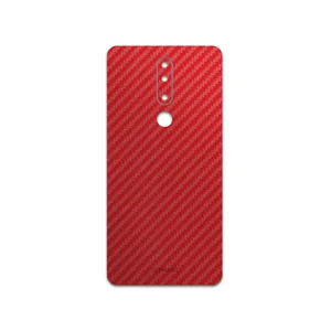 MAHOOT Red-Fiber Cover Sticker for Nokia 3.1 Plus