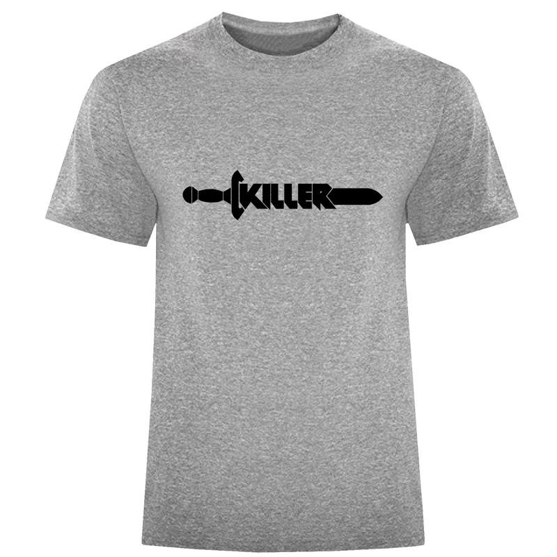 تیشرت آستین کوتاه مردانه طرح killer کد F176