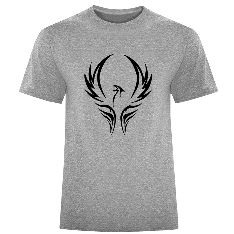 تیشرت آستین کوتاه مردانه طرح پرنده کد F179