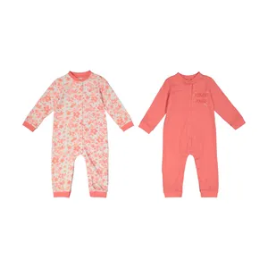 سرهمی نوزادی دخترانه او وی اس مدل 000175941-PINK بسته 2 عددی