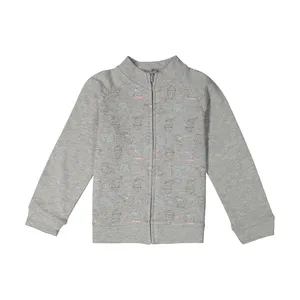 سویشرت نوزادی دخترانه او وی اس مدل 000189112-GREY