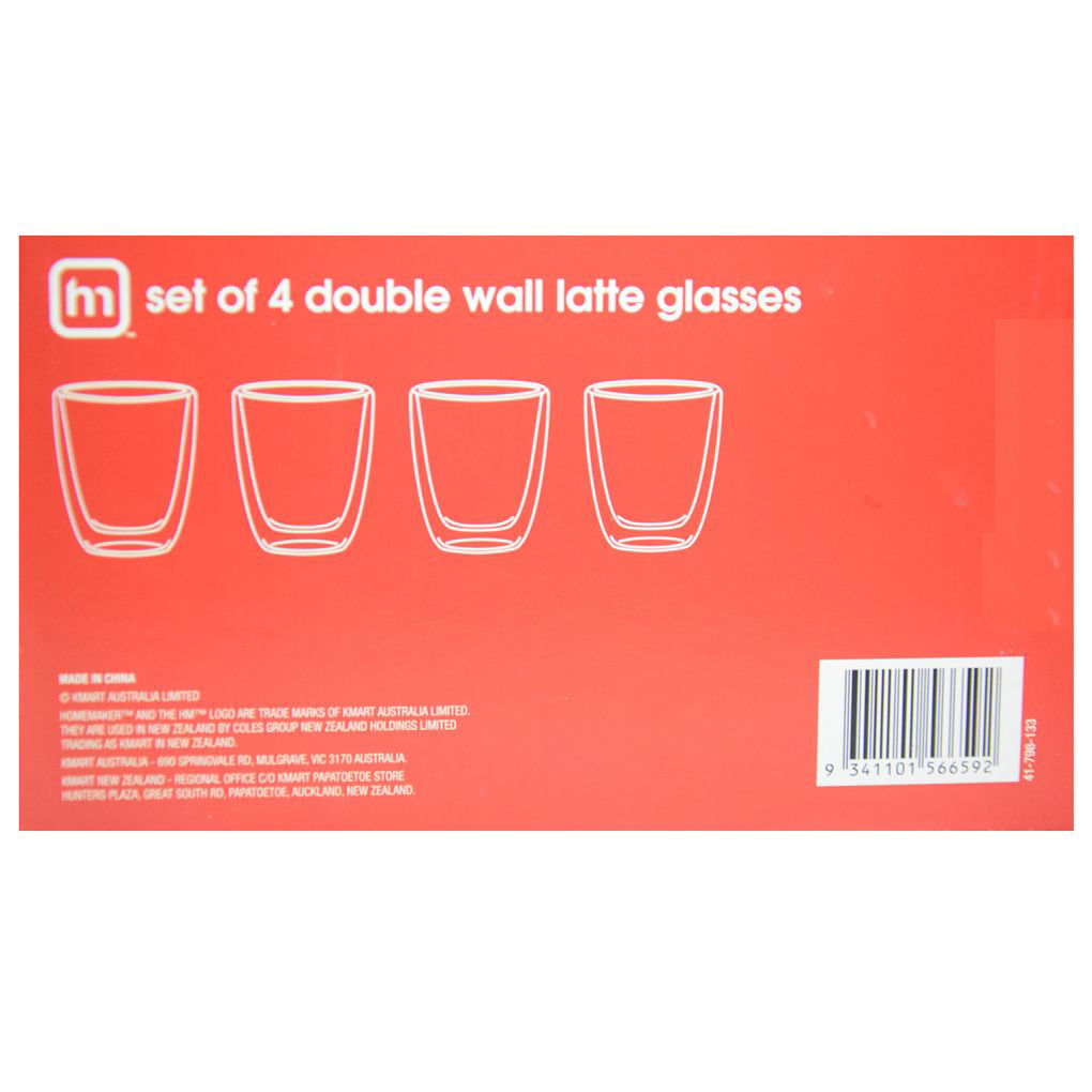 kmart double wall glasses