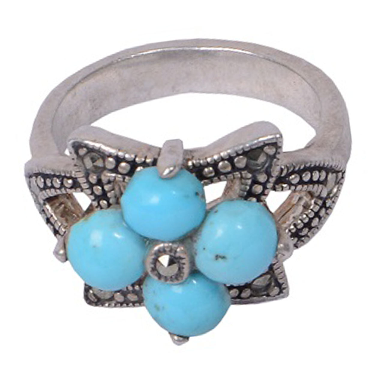 انگشتر نقره زنانه کد AZ120