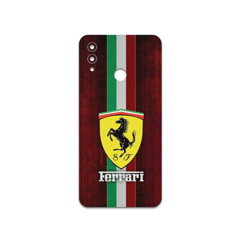 برچسب پوششی ماهوت مدل Ferrari مناسب برای گوشی موبایل آنر 10 Lite