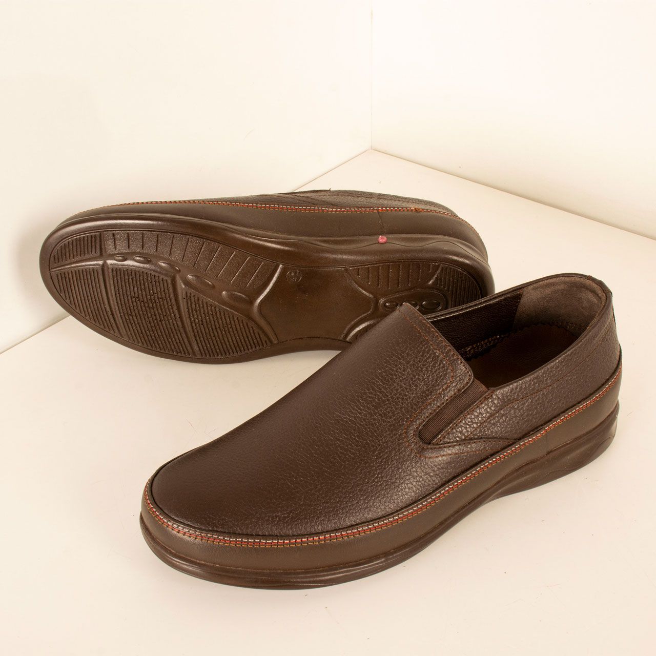 کفش روزمره مردانه پارینه چرم مدل SHO195 -  - 4
