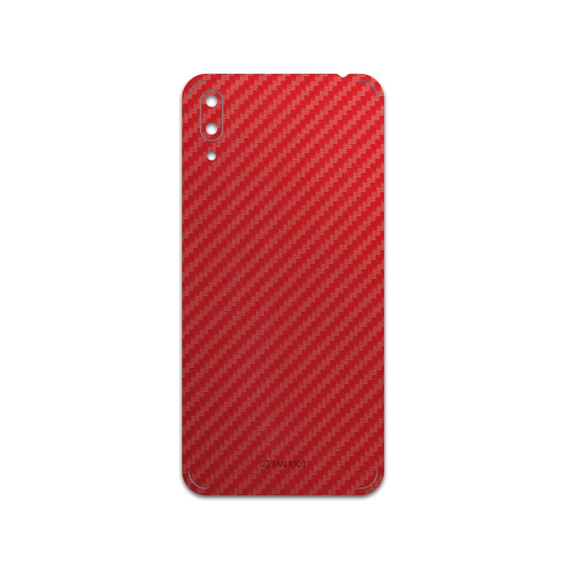 برچسب پوششی ماهوت مدل Red-Fiber مناسب برای گوشی موبایل هوآوی Y7 Pro 2019