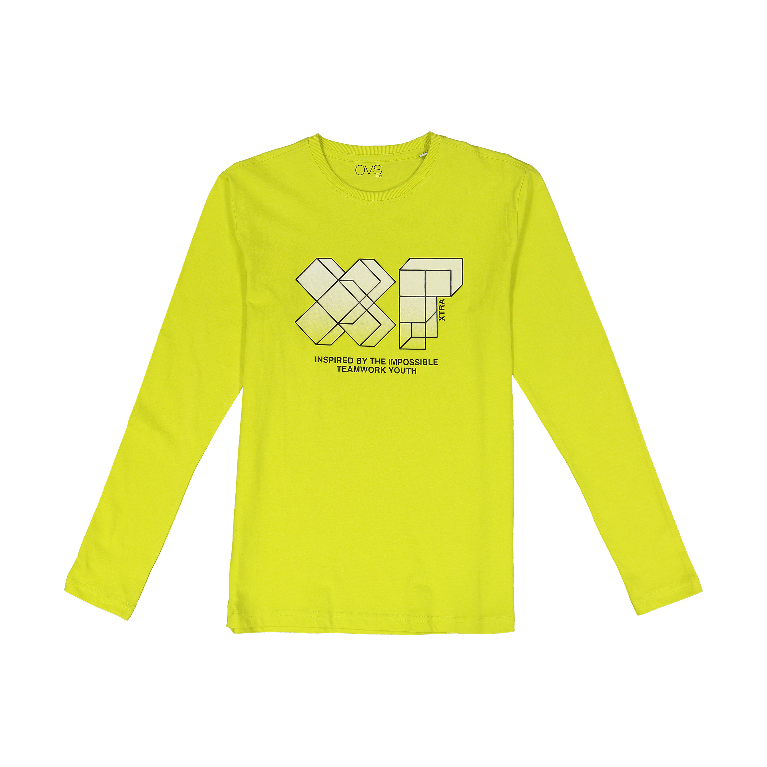تی شرت پسرانه او وی اس مدل 000152218-YELLOW