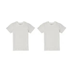 تی شرت پسرانه او وی اس مدل 000171030-WHITE بسته 2 عددی