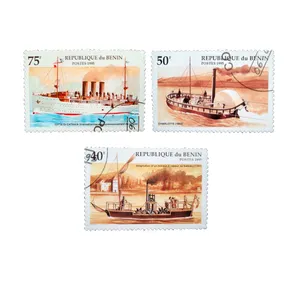 تمبر یادگاری مدل کشتی کد K-123 مجموعه 3 عددی