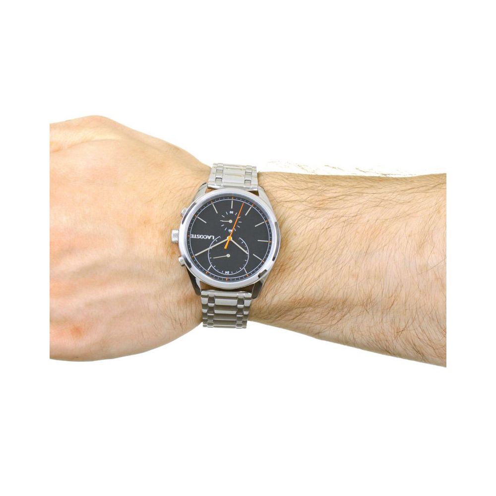 ساعت مچی عقربه ای مردانه لاگوست مدل 2010918 - نقره ای - 5