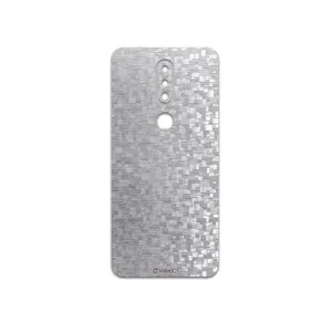 MAHOOT Silver-Silicon Cover Sticker for Nokia 7.1