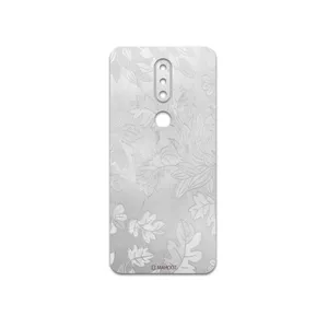 MAHOOT Silver-Wildflower Cover Sticker for Nokia 7.1