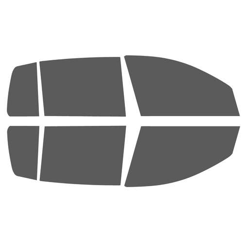 برچسب دودی شیشه خودرو مدل TAT مناسب برای رنو ساندرو مجموعه 6 عددی