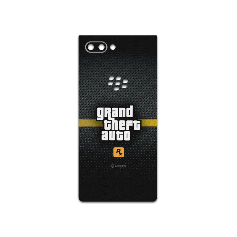 برچسب پوششی ماهوت مدل GTA-Game مناسب برای گوشی موبایل بلک بری Key 2