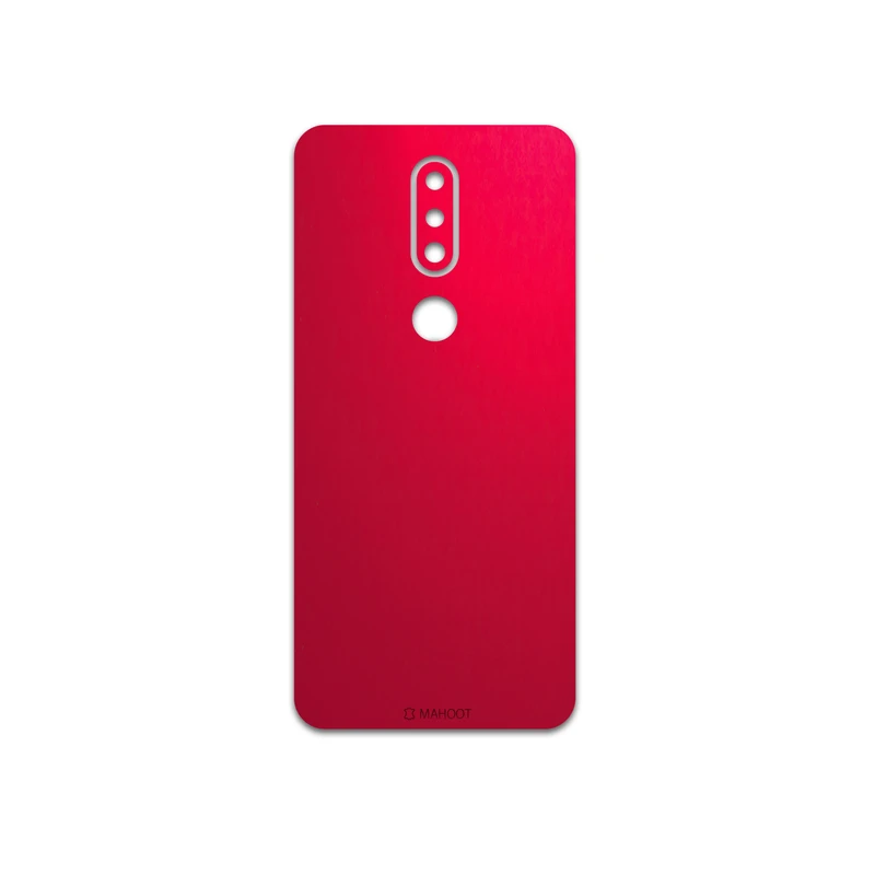 برچسب پوششی ماهوت مدل Matte-Warm-Red مناسب برای گوشی موبایل نوکیا 7.1