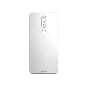 MAHOOT Metallic-White Cover Sticker for Nokia 7.1