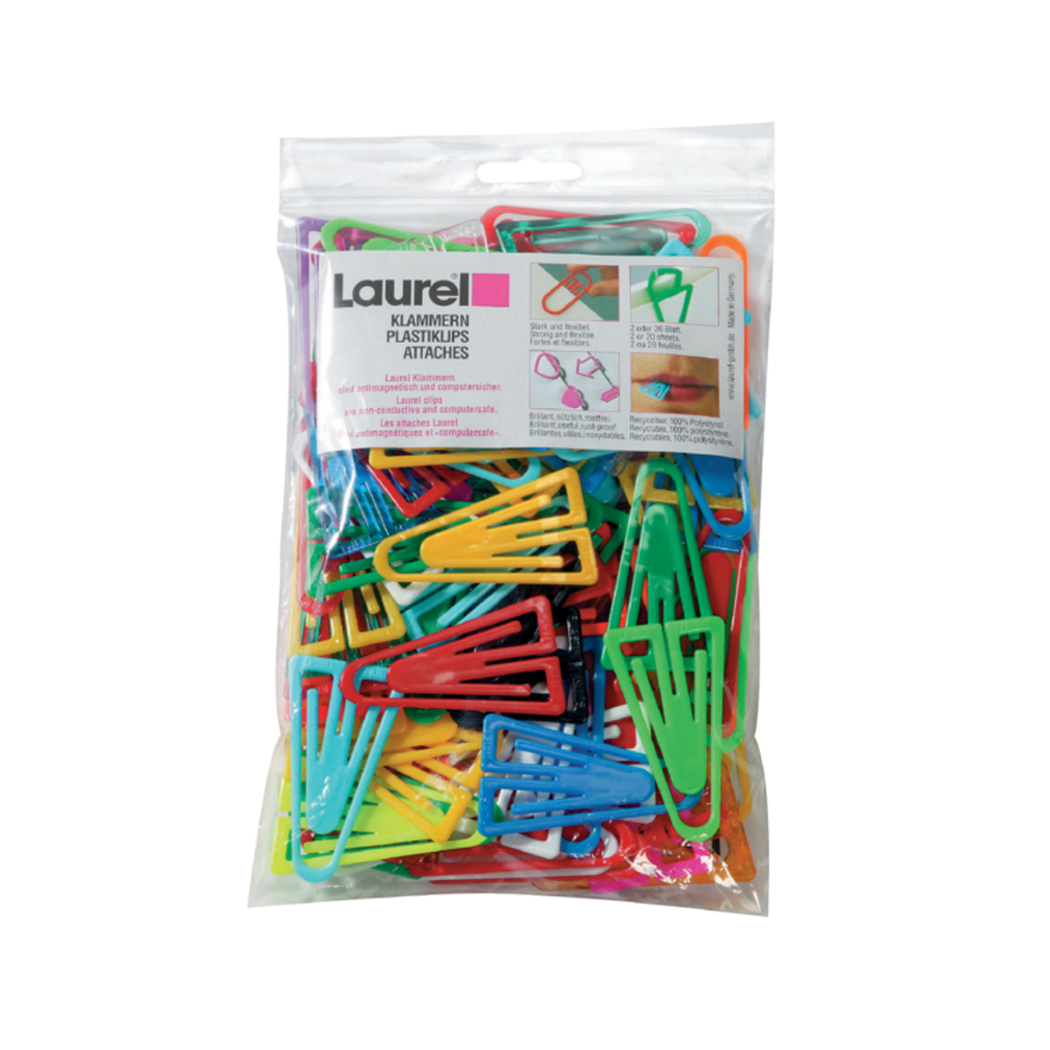 گیره کاغذ لائورل مدل 98-1317 بسته 100عددی
