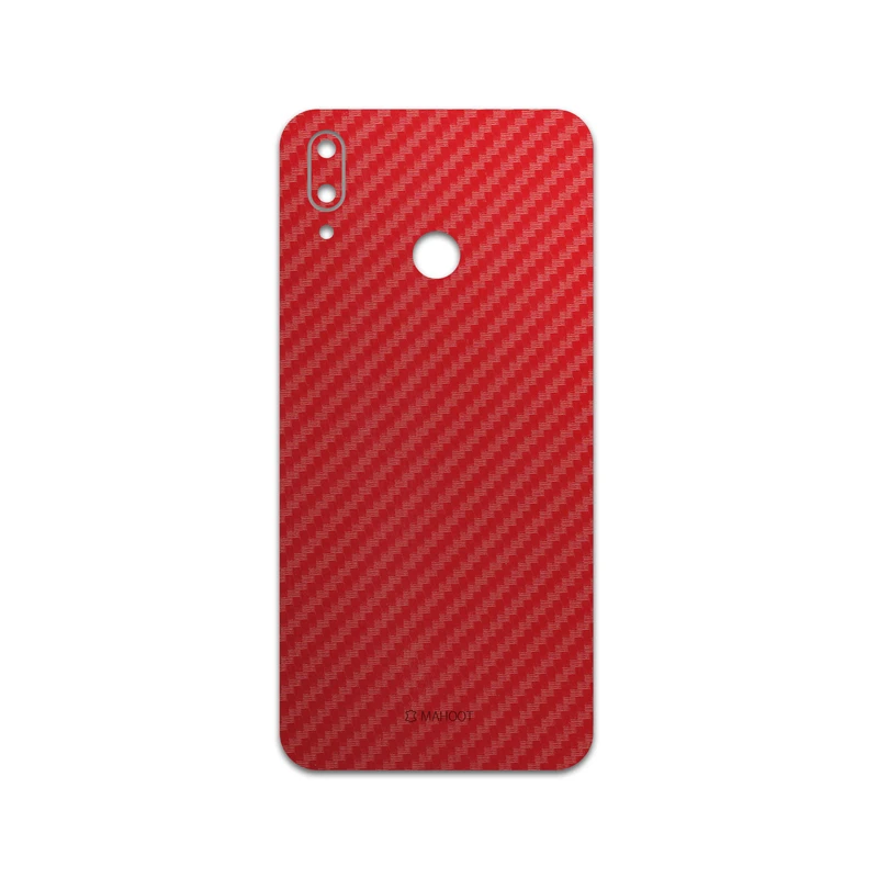 برچسب پوششی ماهوت مدل Red-Fiber مناسب برای گوشی موبایل هوآوی Y9 2019