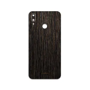 MAHOOT Dark-Gold-Stripes-Wood Cover Sticker for Huawei Y9 2019