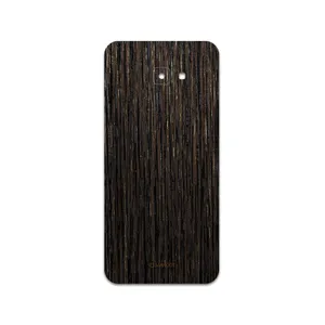 MAHOOT Dark-Gold-Stripes-Wood Cover Sticker for Samsung Galaxy J4 Core